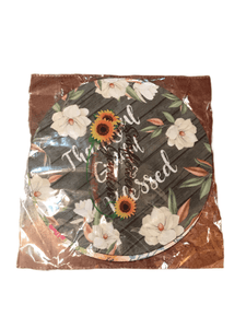 “Thankful Grateful & Blessed Mouse Pad Set of 2 (029)