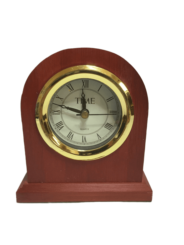 Quartz Wood Desk Clock (021)