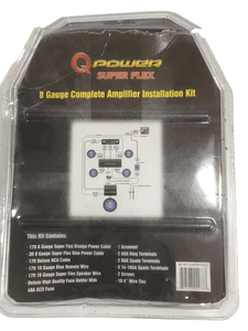 8 Gauge Complete Amplifier Installation Kit (009)