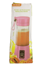 Load image into Gallery viewer, Portable &amp; Rechargeable Battery Juice Blender (026)