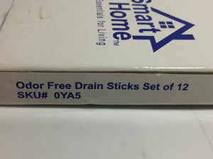 Odor Free Drain Sticks 12PK (025)