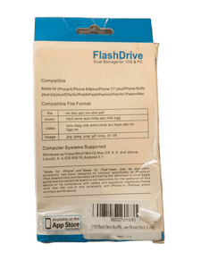 Flash Drive Dual Storage For iOS & PC (029)