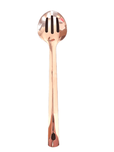 Copper Coated Slotted Spoon (028)