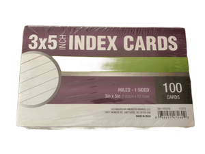 3x5 Index Cards (023)