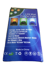 Load image into Gallery viewer, LED Mini Flat Par Light (007)