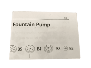 Solar Powered Fountain Pump (026)