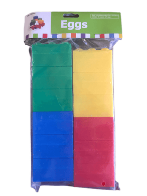 Eggs 12 PC Building Blocks (00B)