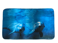 Load image into Gallery viewer, 3PC Dolphin Bathroom Mat Set (002)
