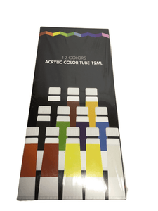 12 Acrylic Color Tube 12ML(011)