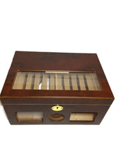 Load image into Gallery viewer, Locking Wooden Cigar Box