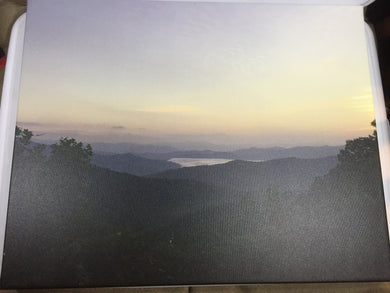 Mountain View Wall Hanging Canvas 16x20