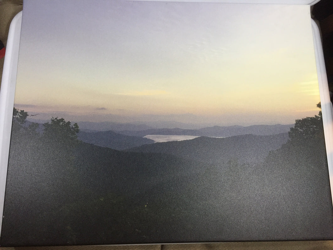Mountain View Wall Hanging Canvas 16x20