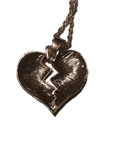 Load image into Gallery viewer, Broken Heart Necklace (028)