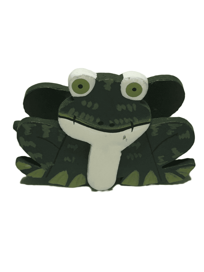Decorative Wooden Frog