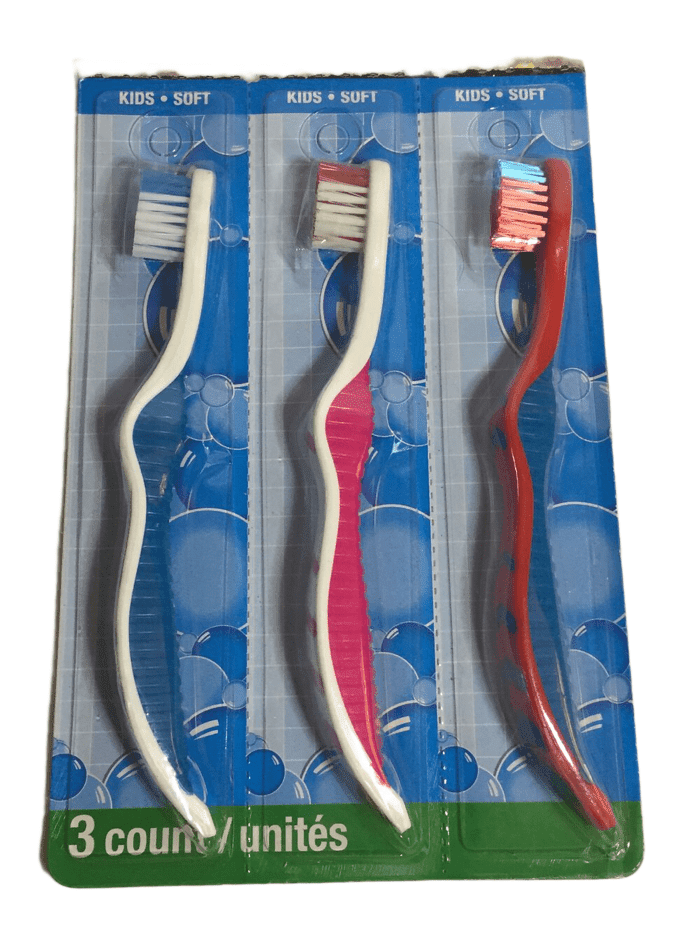 3 Kids Toothbrushes (021)